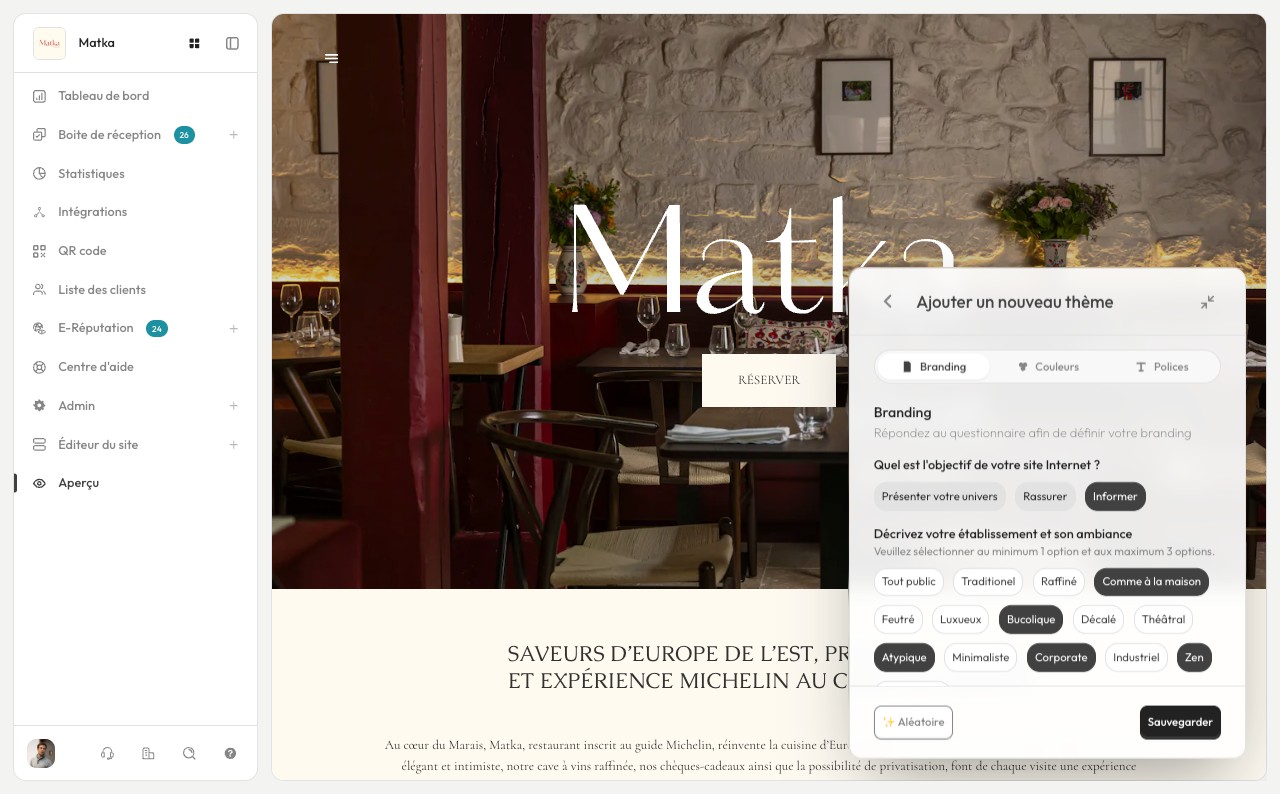 Branding engine dans l'application Stride