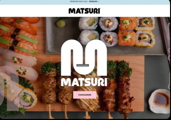 Site client réalisé avec Stride