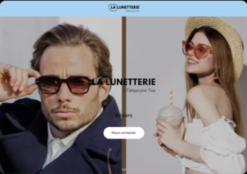 Site client réalisé avec Stride