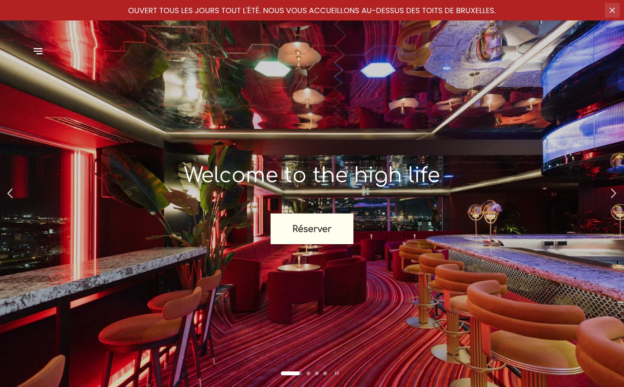 Site client Akai, Bruxelles, version desktop